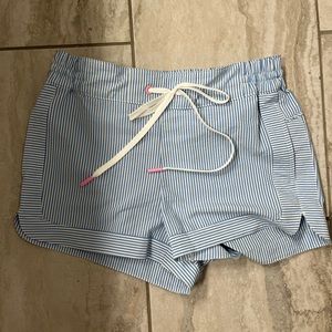 Vineyard vines blue striped shorts size xs with drawstrings